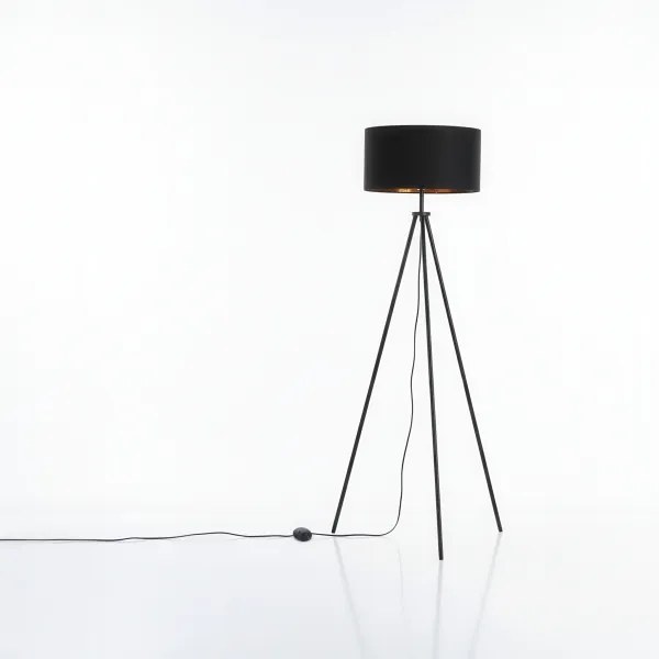 Állólámpa 1xE27/40W/230V fekete