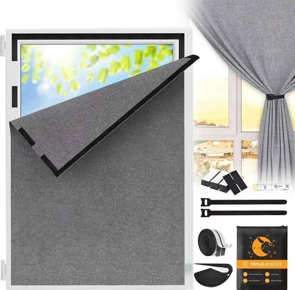 Sötétítő roló UV-szűrős ablakra 150x100cm vágáshoz