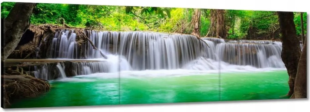 Vászonkép 60x20 Vízesés Thaiföldön