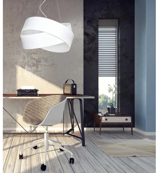 Csillár zsinóron VIENO 3xE27/15W/230V fehér