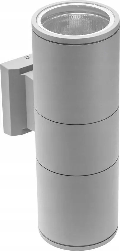 Baleo kültéri homlokzati kerti fali lámpa 2xE27 IP54 szürke Gtv