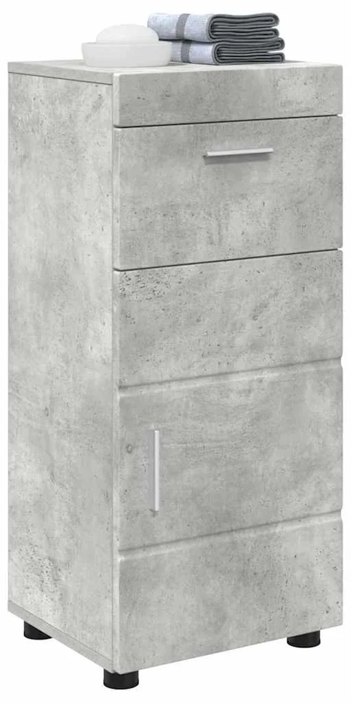 Fürdőszoba Székény TULUM Beton szürke 37 x 31,5 x 82 cm Faanyag