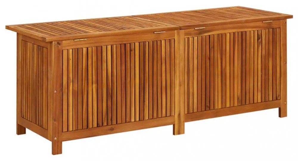 tömör akácfa kerti tárolóláda 150 x 50 x 58 cm