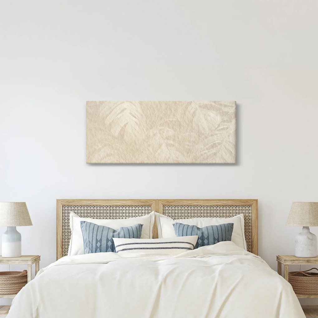 Kép - A textúra levelei (120x50 cm)