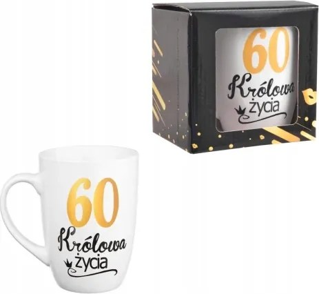 300 ml-es bögre 60. születésnapra Az élet királynője