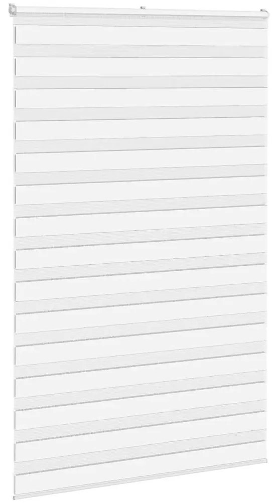 zebrafüggönnyel fehér szövetszélesség 135,9 cm poliészter