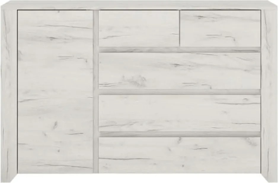 komód typ 41, fehér craft, ANGEL