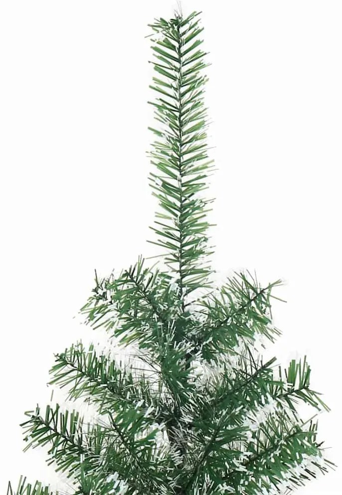 Mű karácsonyi fa hóval borítva LED fényekkel 300 LED-del 210 cm