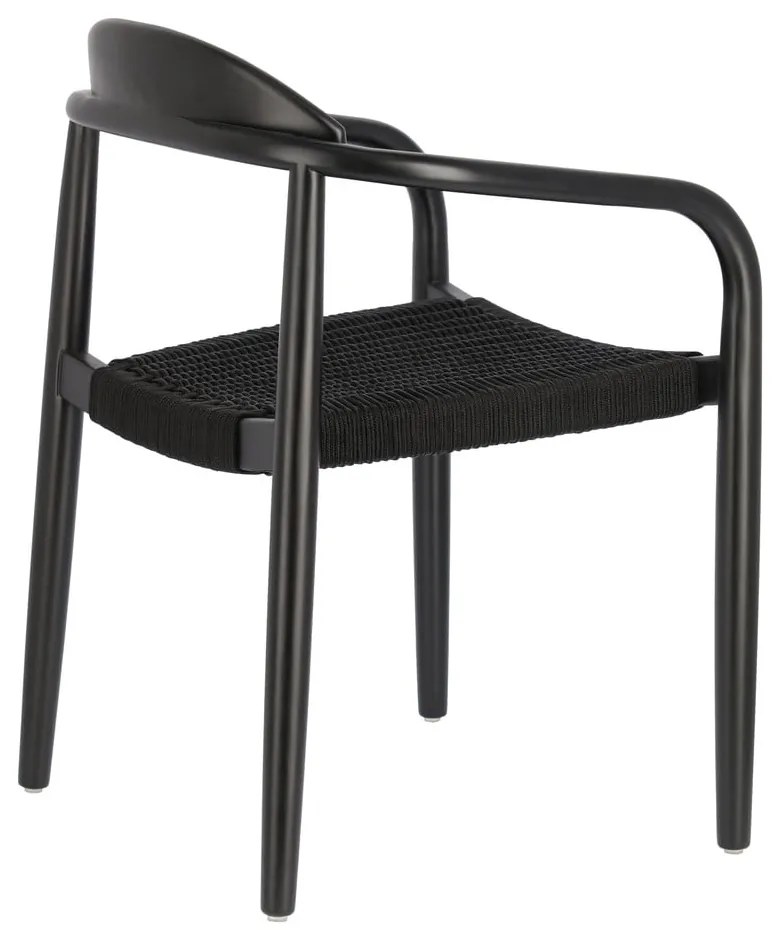 Glynis fekete eukaliptuszfa kerti szék - Kave Home