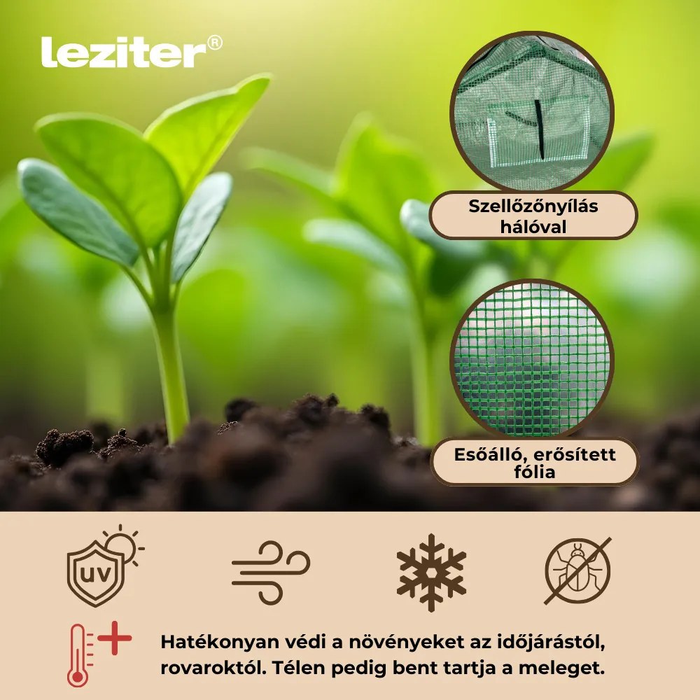 Magágy fólia 180x140x94 cm fehér