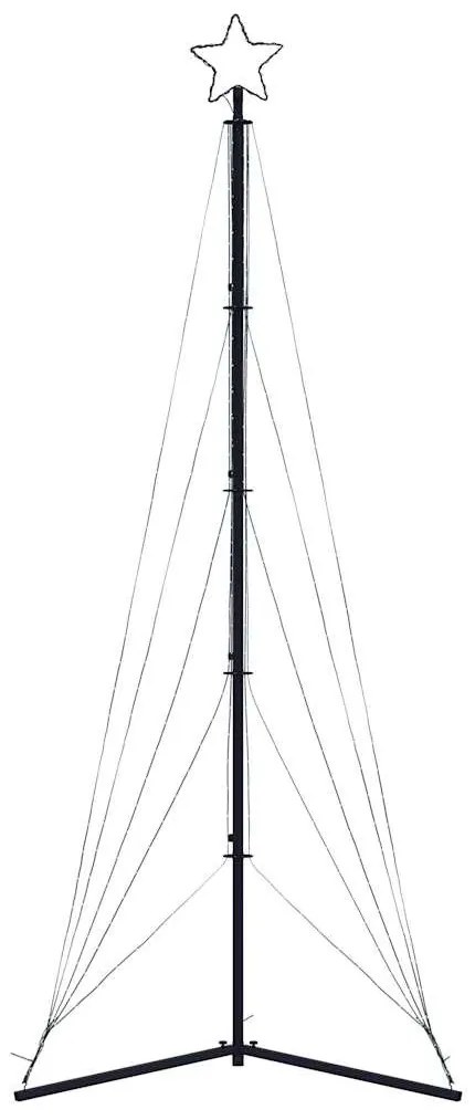 színes LED karácsonyfa 525 LED 302 cm