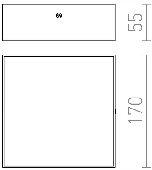 RED - Design Rendl - R12849 - LED Mennyezeti lámpa LARISA LED/15W/230V fekete