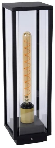 Lucide 27805/50/30 - Kültéri lámpa LAURENS 1xE27/15W/230V IP54 50 cm fekete