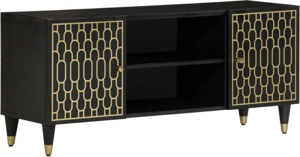 vidaXL tömör mangófa TV-szekrény 105 x 33 x 46 cm