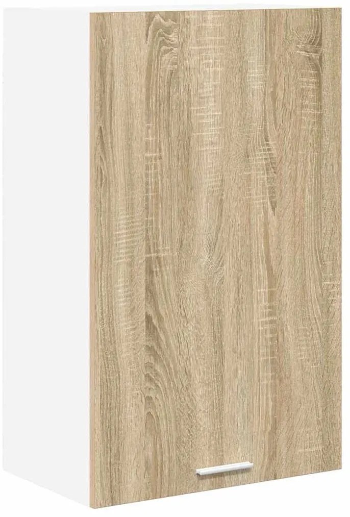 Függő szekrény Riga Sonoma tölgy és fehér 50 x 31 x 80 cm