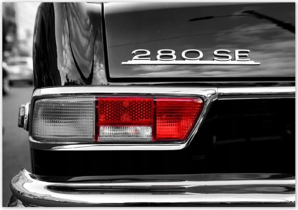 Poszterek 100x70 Mercedes 200SE Lámpa