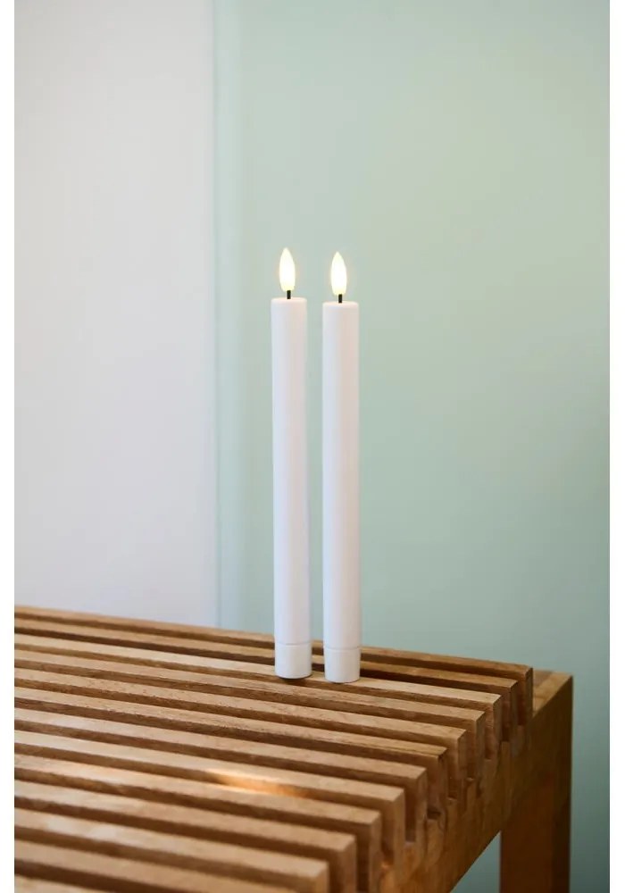 LED gyertya szett 2 db-os (magasság 25 cm) Sille Tall Rechargeable – Sirius