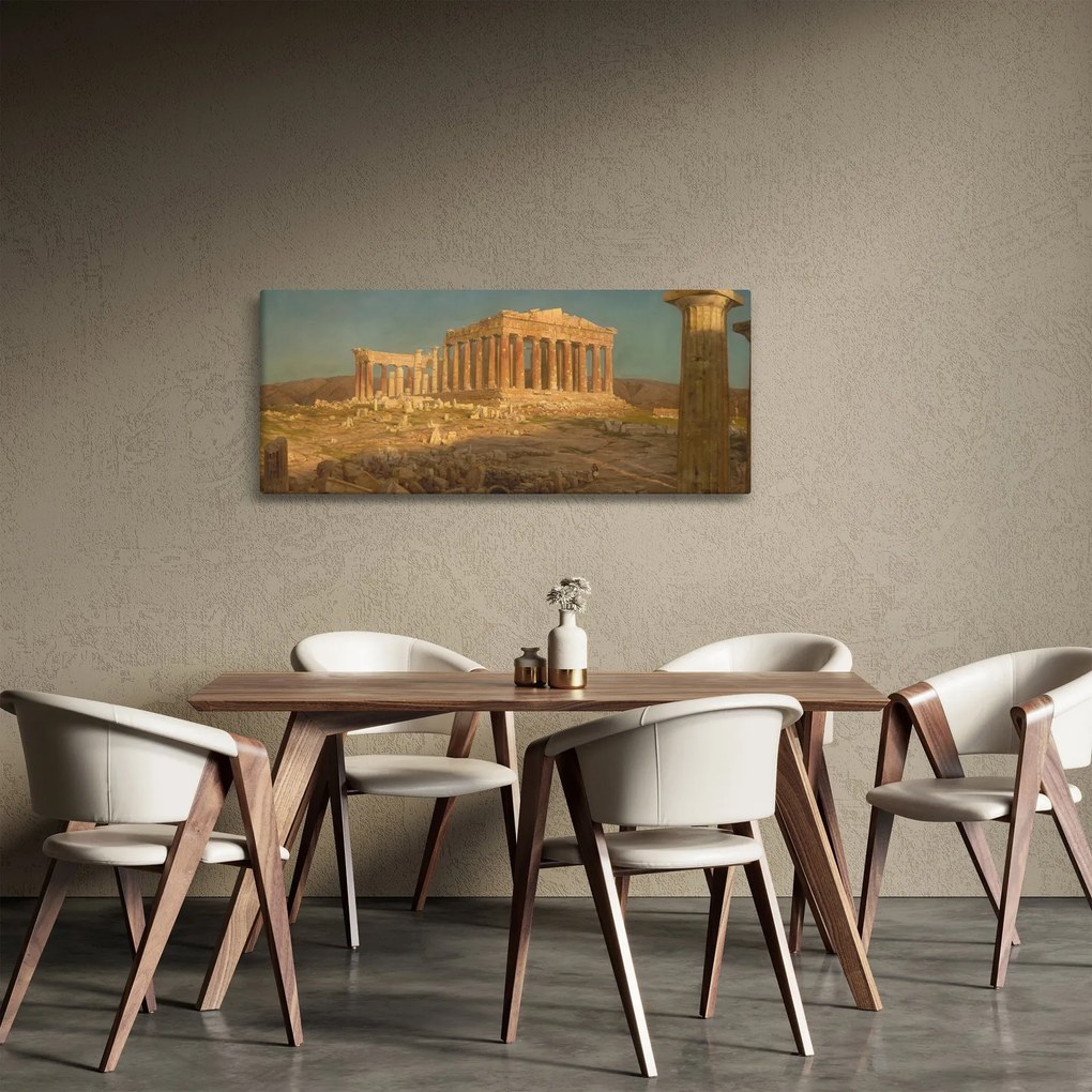 Kép - Frederic Edwin Church, The Parthenon, reprodukciók (120x50 cm)