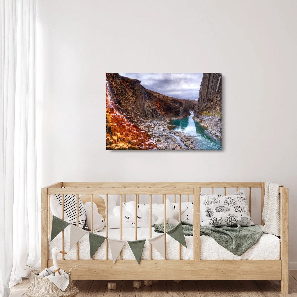 Kép - Studlagil kanyon (90x60 cm)