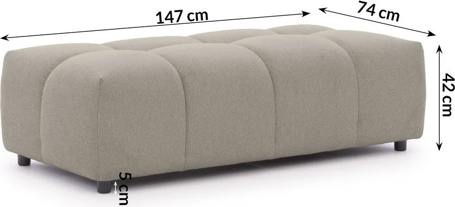 Szürkésbarna lábtartó Albane – Ropez