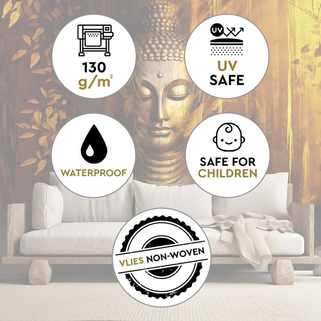 Gario Fotótapéta Rejtett Arany Buddha Anyag: Vlies, Méret: 400 x 280 cm