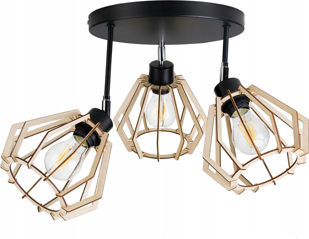 Lámpa Plafon csillár magas mennyezet Gyémánt fa