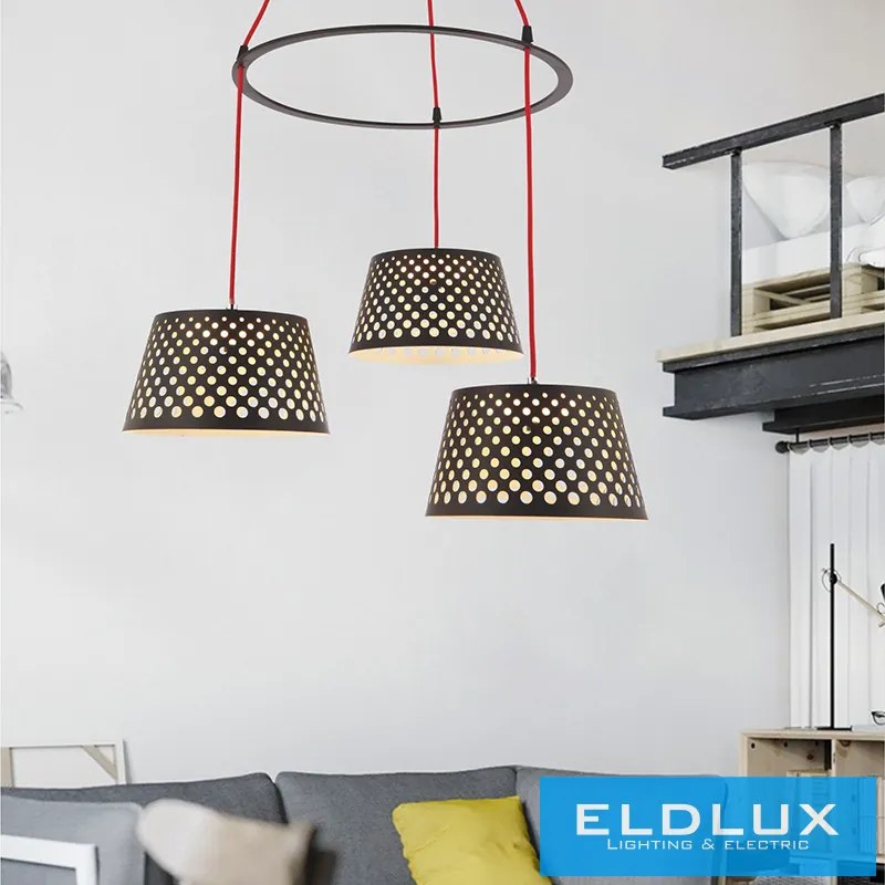 ELDLUX SD1539-3-BL HONEY Többágú Függesztett Lámpa IP20