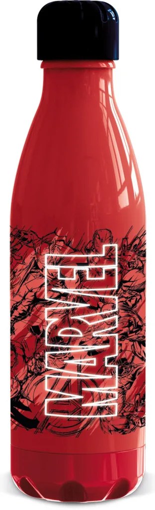 Marvel Red műanyag kulacs csavaros kupakkal 660 ml