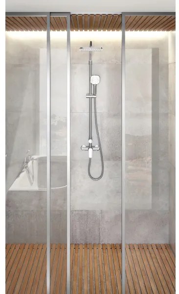 Novaservis - Zuhanygarnitúra csappal METALIA ECO fényezett króm