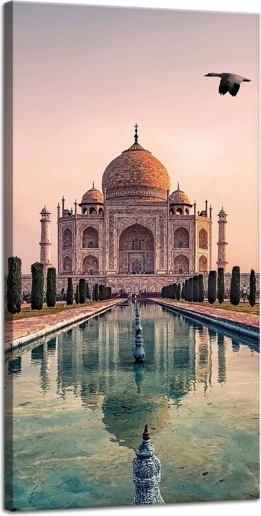 Vászonkép Tádzs Mahal Építészet India 40x80 cm Ideális ajándék