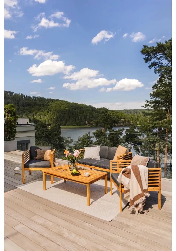 Fehér-bézs kültéri szőnyeg 170x120 cm - NORTHRUGS