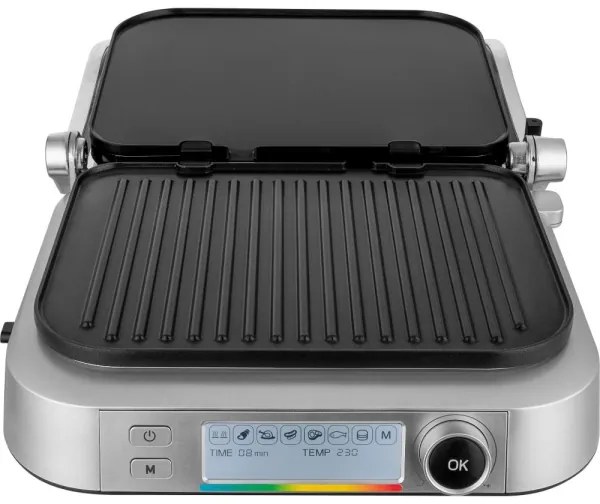 Sencor kontakt grill 2100W/230V matt króm kivitelben