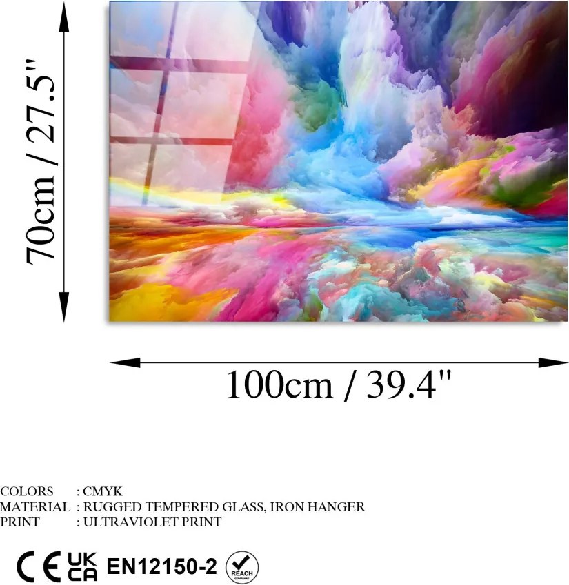 Üvegkép, 70×100 cm – UV-223