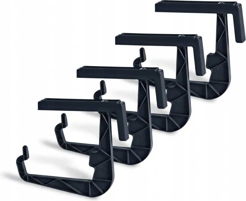 Erkély kaspó tartók Állítható akasztók 4 db