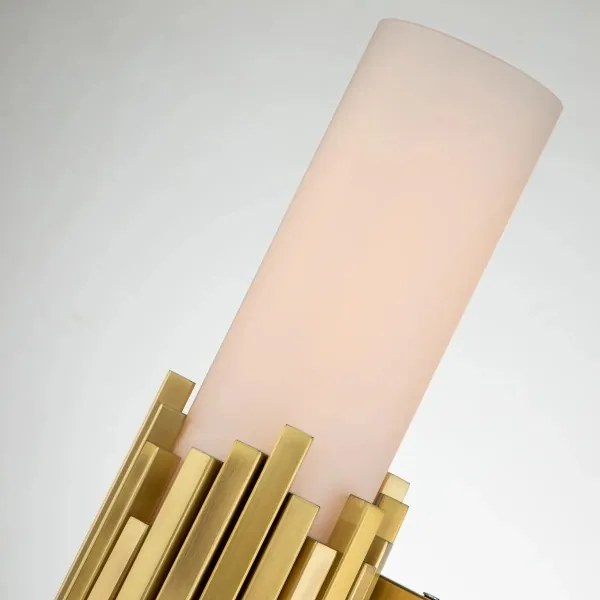 Elstead MARVELE-2WB-AB-OPAL - LED fürdőszobai lámpatest MARVELE 2xG9/4W/230V IP44