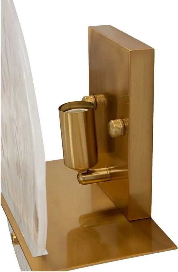 Aranyszínű üveg fali lámpa Portlan – Mauro Ferretti