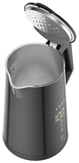 AENO okos vízforraló LED kijelzővel, 1,7 l, 2200W/230V, fekete