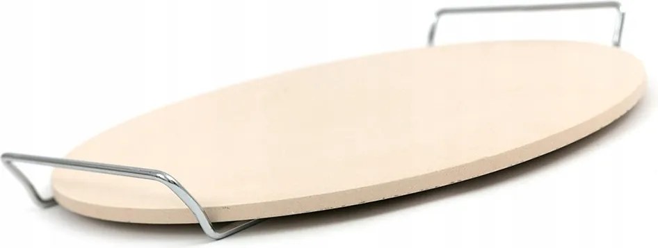 Pizzatálca Samott Kő Tányér 33cm Bézs