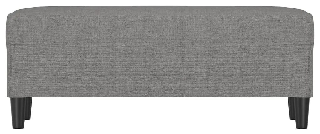 sötétszürke szövet pad 100x35x41 cm
