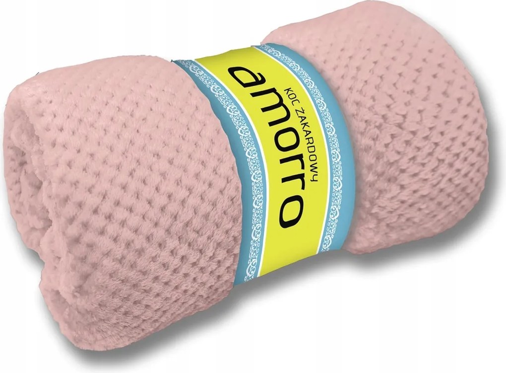 Jacquard takaró Amorro 200x220 Darymex világos rózsaszín