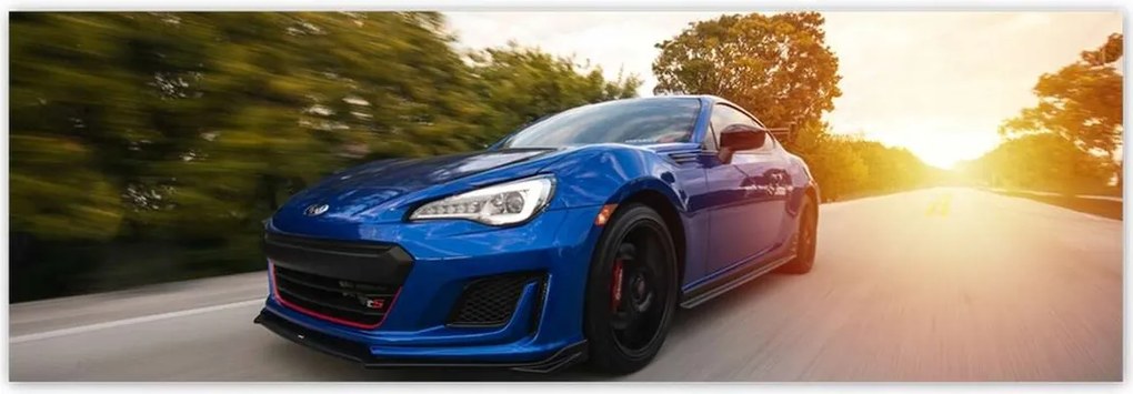 Fotótapéták 312x104 Autó-Motor Kék Autó