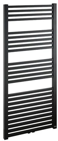 Isan Quadrat radiátor kombinált 150,5x60cm központi csatlakozó fekete matt DQUA15050600CSMS