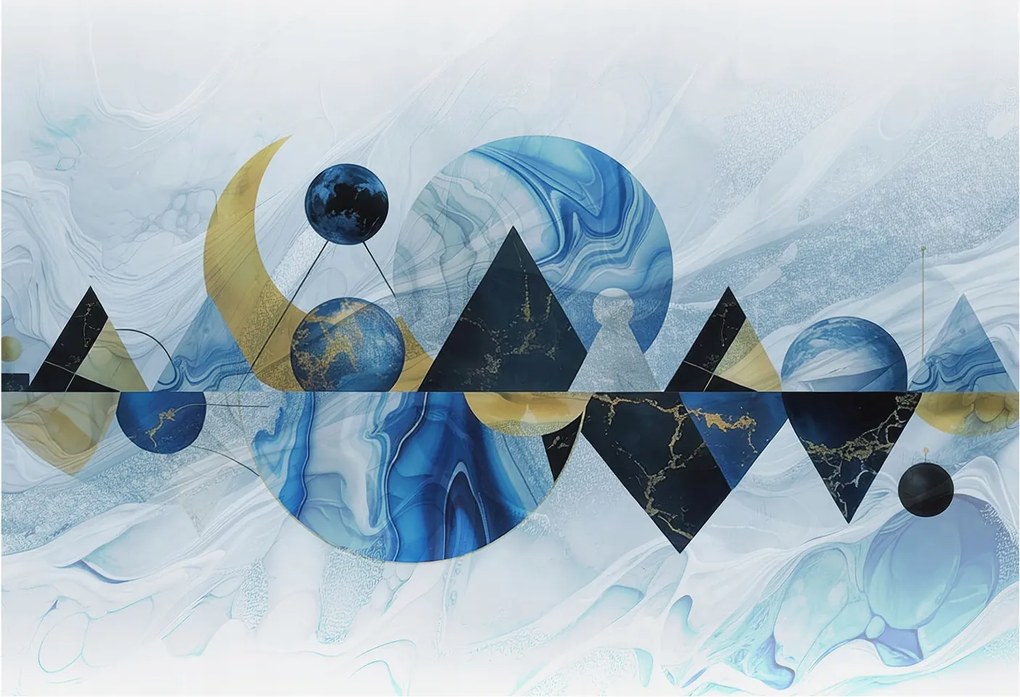 Tapéta Flizelin Falfestmény Prémium Kozmikus elegancia 152x104 Ragasztó