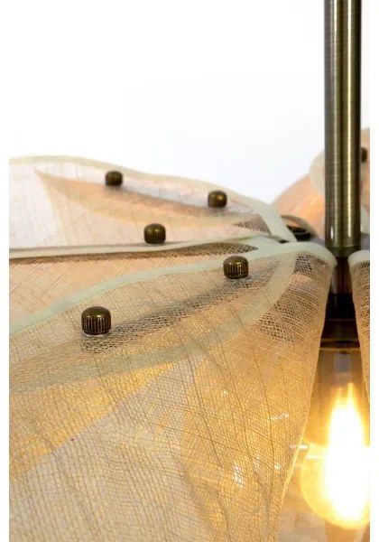 Markslöjd 108661 - Csillár zsinóron STYRKA 1xE27/40W/230V átm. 75 cm bézs