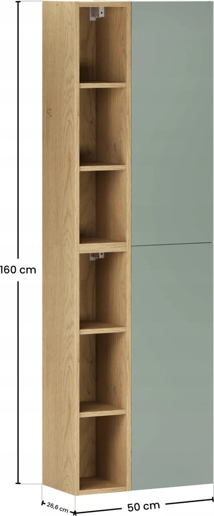 Bútorszett féloszloppal és könyvespolccal