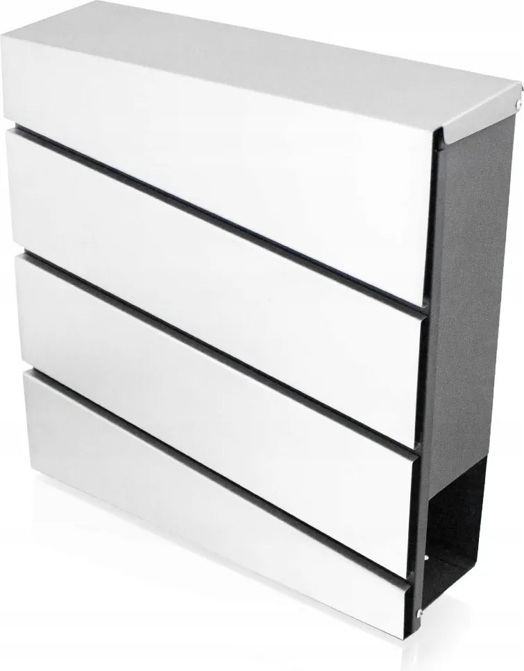 Acél design fali postaláda