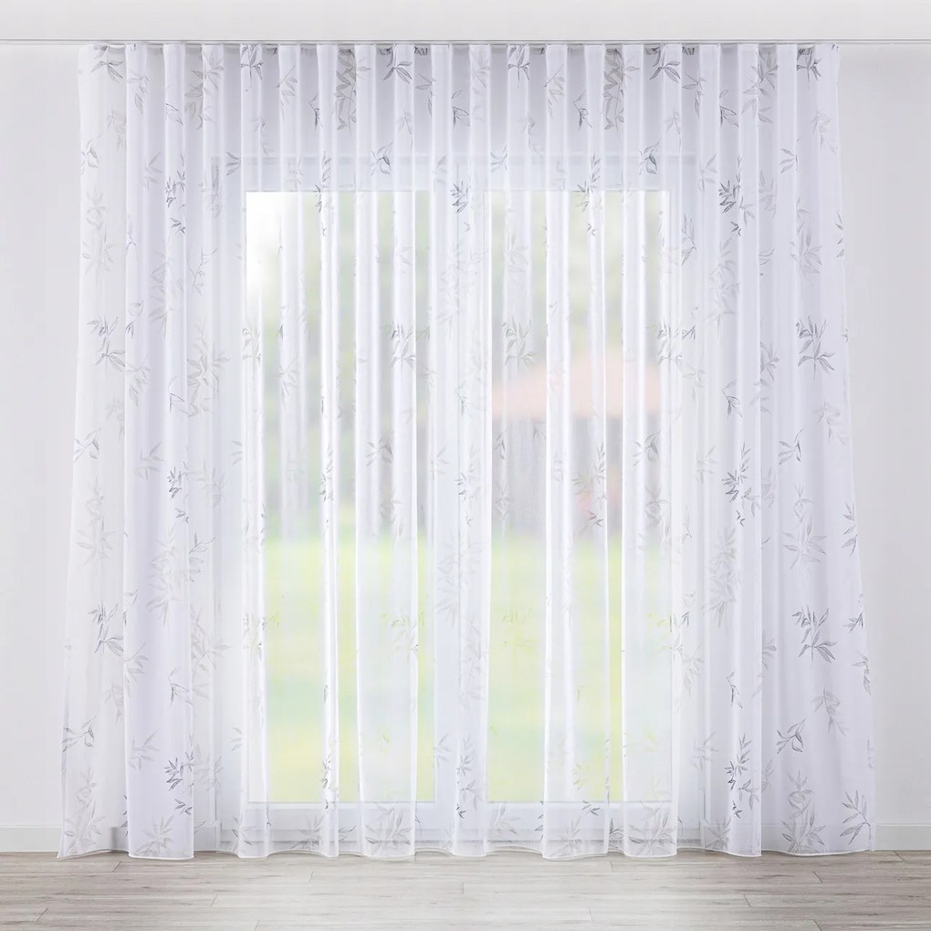 Kész Függöny szalagos wave fátyol 300x265cm fehér