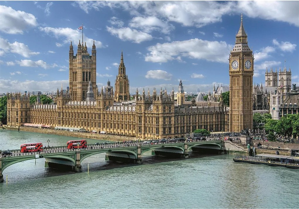 London The House of Parliament 3000 db-os puzzle Clementoni