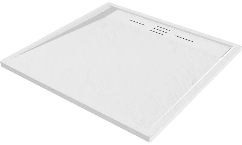 Mexen Amon négyzet alakú SMC zuhanytálca 80 x 80 cm, fehér - 4F108080