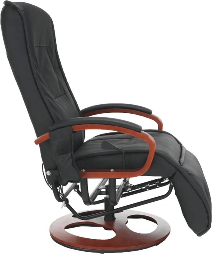 Masszázsfotel, fekete, ARTUŠ 2